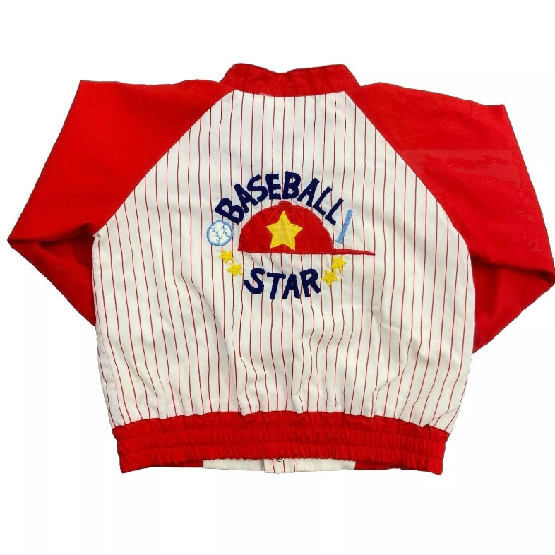 Hush Puppies Boyswear Vintage Baby 6-9 Mo. Baseball 2 Pc. Set Romper And Jacket