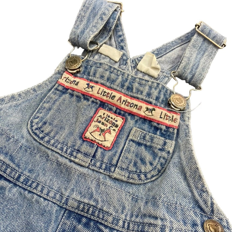 Little Arizona Jean Co. Baby Girls Denim Overall Size 12 Months