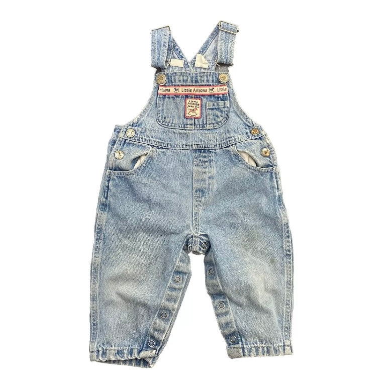 Little Arizona Jean Co. Baby Girls Denim Overall Size 12 Months