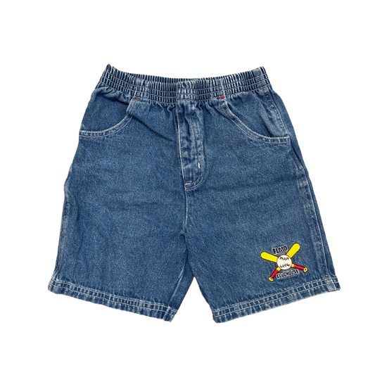 Elmo Clubhouse Sesame Street Elastic Waist Denim Shorts Size 5T