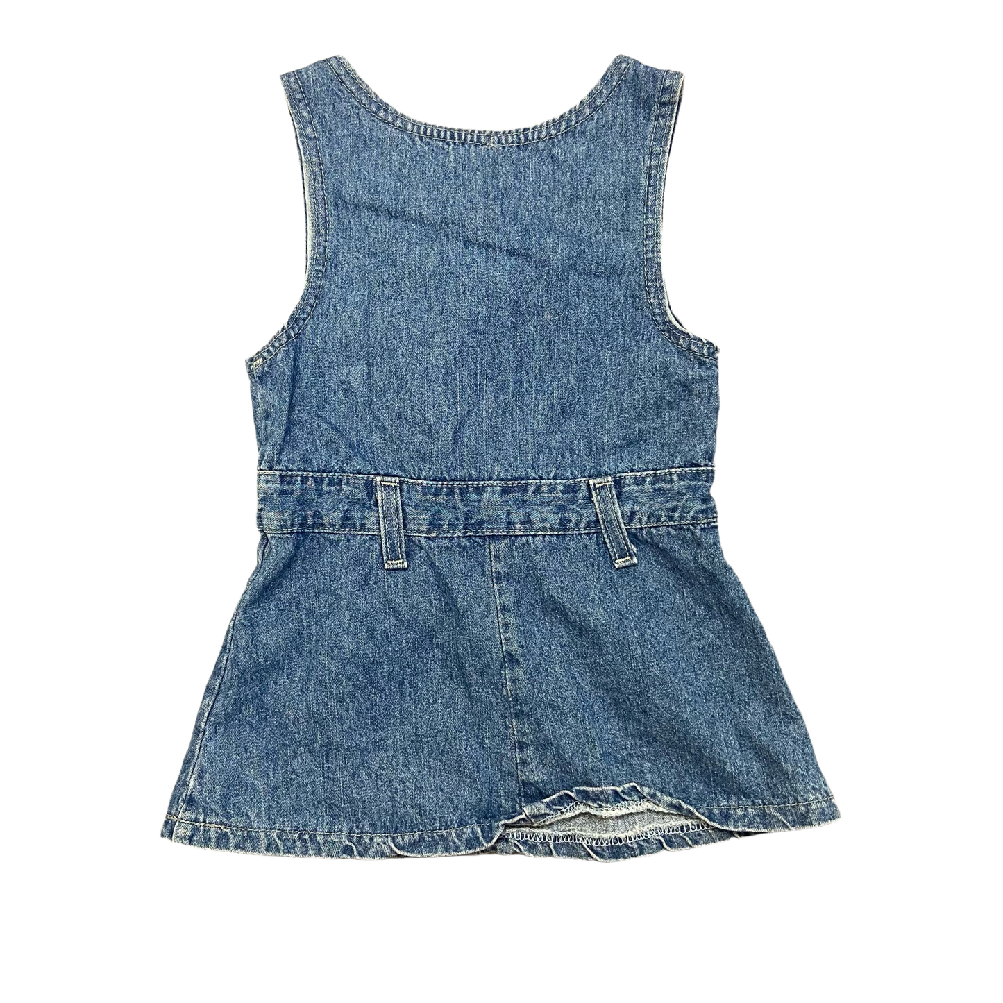 Lee Riveted 90’s Button Down Denim Toddler Girl Dress Size 3T