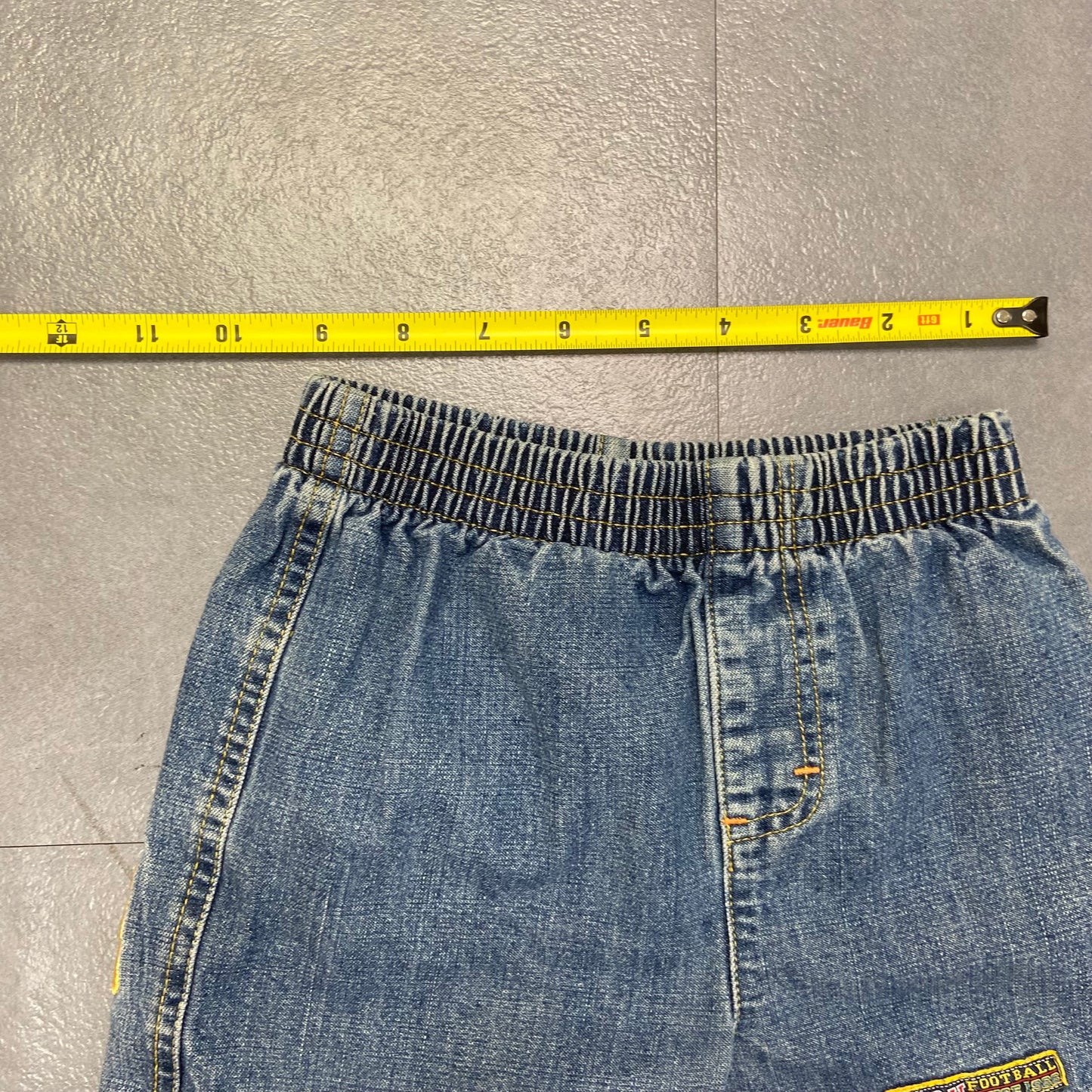 Winnie The Pooh Elastic Waist Cargo Style Denim Jeans Best Fit Size 3T