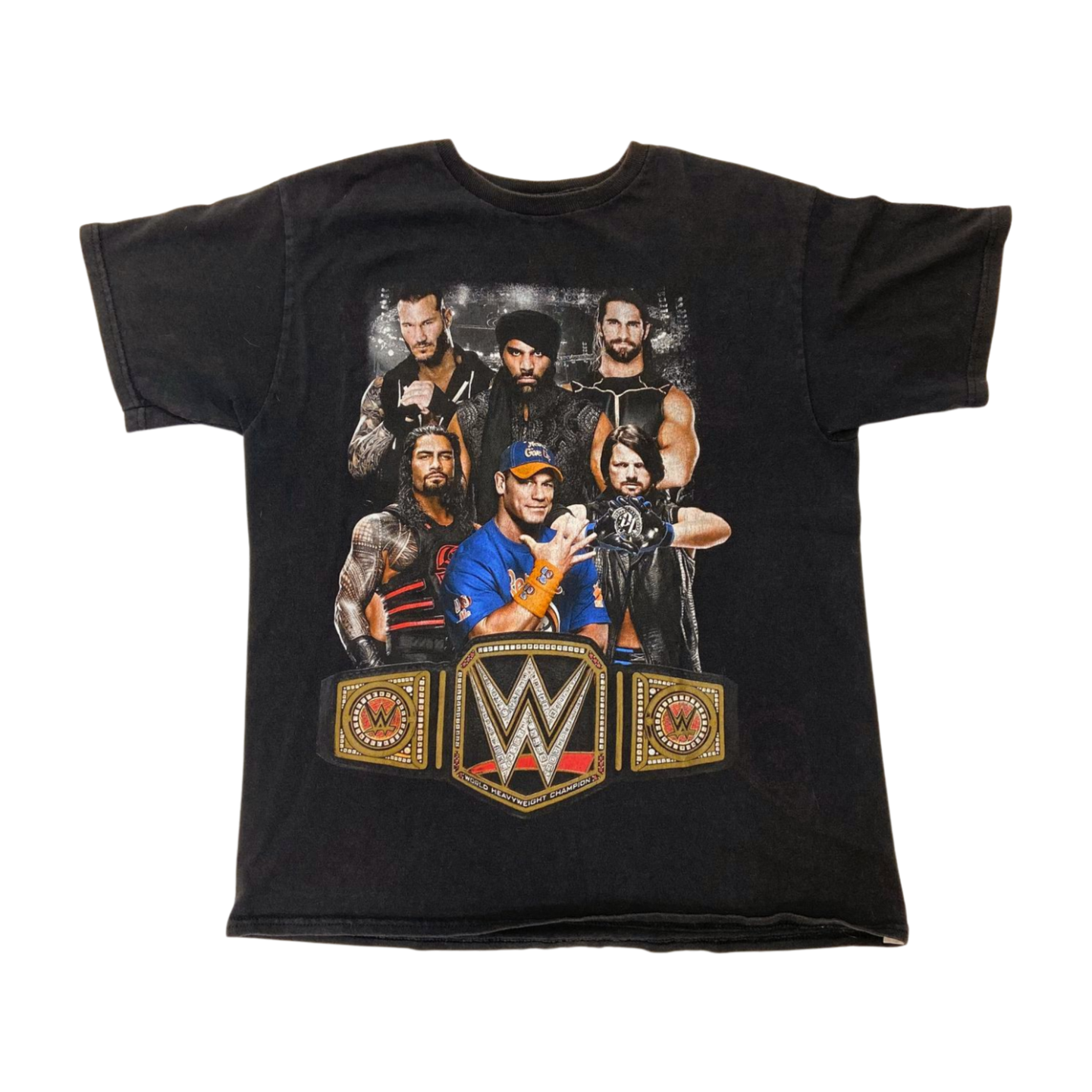 WWE WORLD HEAVYWEIGHT CHAMPION JOHN CENA YOUTH LARGE KIDS T-SHIRT