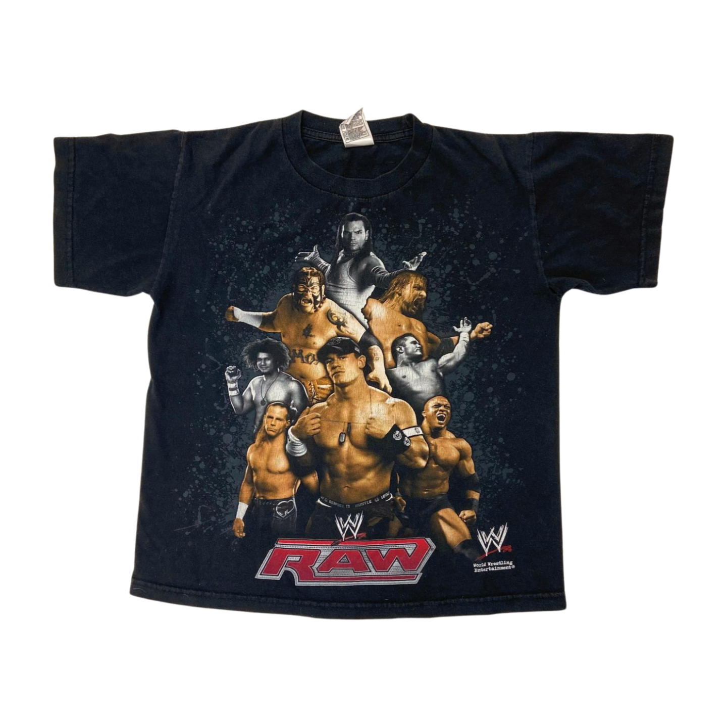 WWE RAW WRESTLING JOHN CENA BOYS YOUTH LARGE T-SHIRT