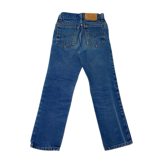 LEVIS MEDIUM WASH VINTAGE ORANGE TAB KIDS YOUTH SIZE 8 SLIM