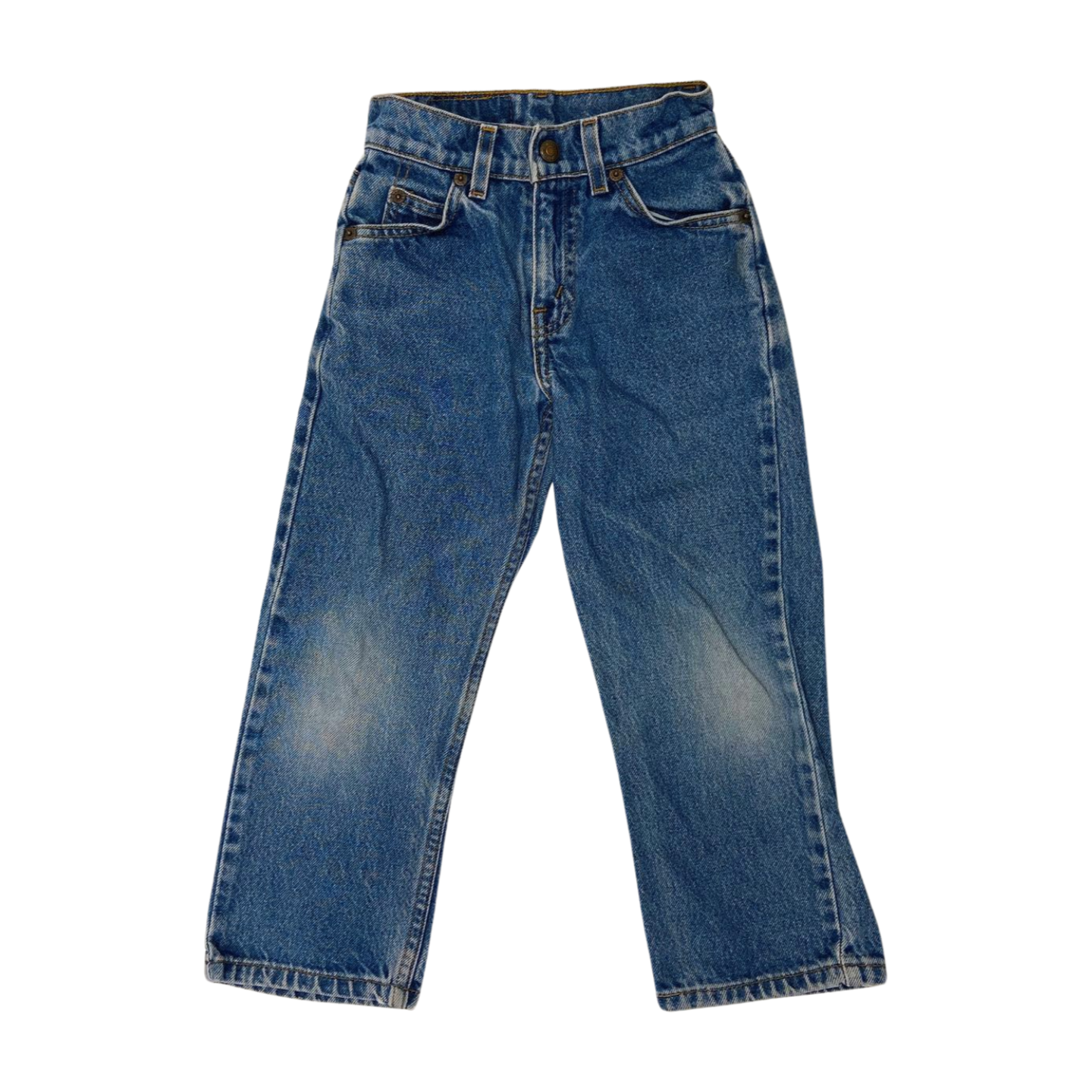 LEVIS DARK WASH VINTAGE ORANGE TAB KIDS YOUTH REGULAR 6