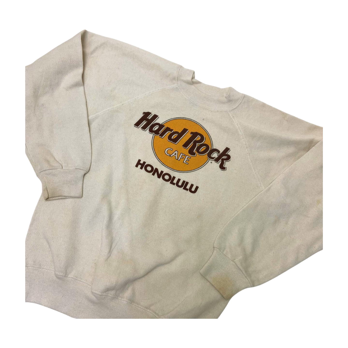 HARD ROCK HONOLULU VINTAGE CREWNECK SWEATSHIRT YOUTH SIZE MEDIUM (10-12)