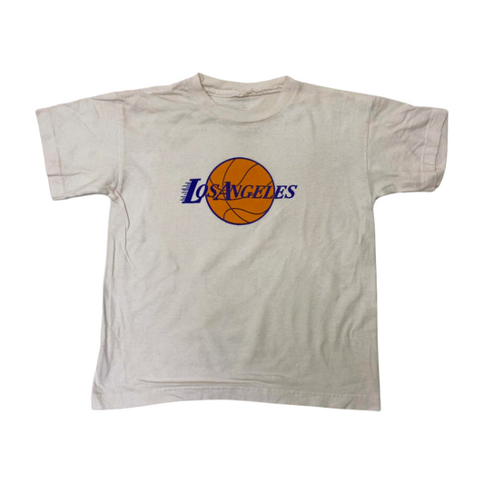 LOS ANGELES LAKERS VINTAGE KIDS T-SHIRT BEST FIT SIZE YOUTH MEDIUM 10-12