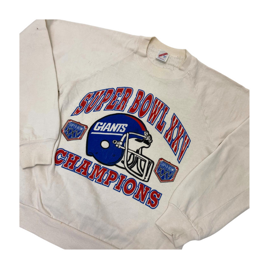 SUPERBOWL XXV NEW YORK GIANTS CHAMPIONS 1991 VINTAGE CREWNECK SWEATSHIRT SIZE SMALL 34-36