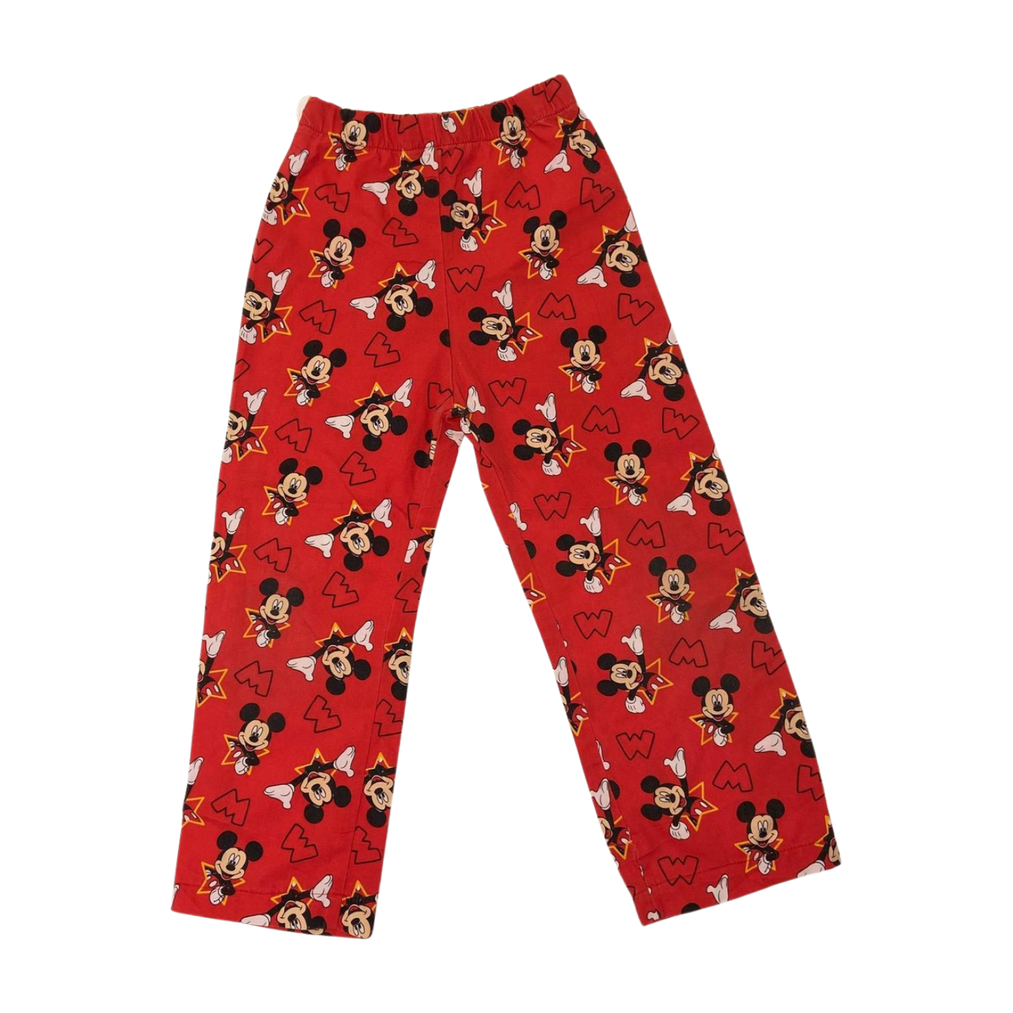 MICKEY MOUSE DISNEY VINTAGE STAR PRINT HANDMADE CUSTOM PANTS BEST FIT TODDLER SIZE 5T