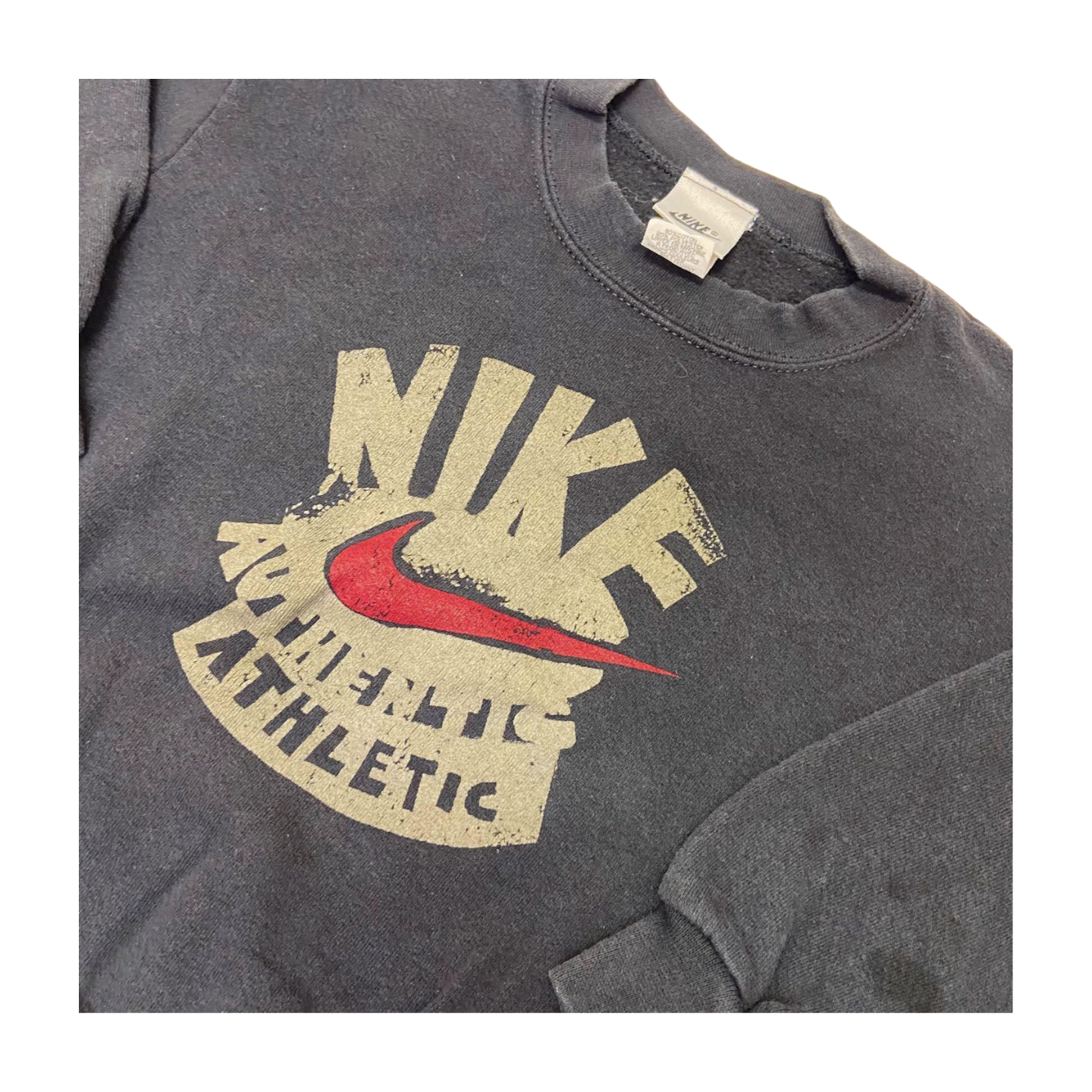 NIKE AUTHENTIC ATHLETIC VINTAGE CREWNECK SWEATSHIRT SIZE YOUTH SMALL (8)