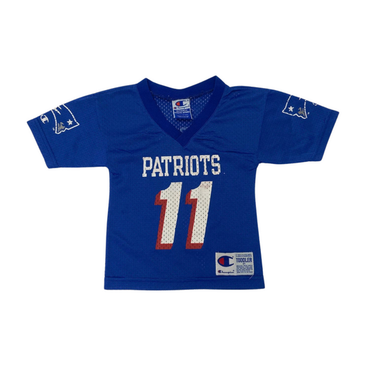 NEW ENGLAND PATRIOTS VINTAGE BLEDSOE #11 CHAMPION JERSEY SIZE TODDLER 2T