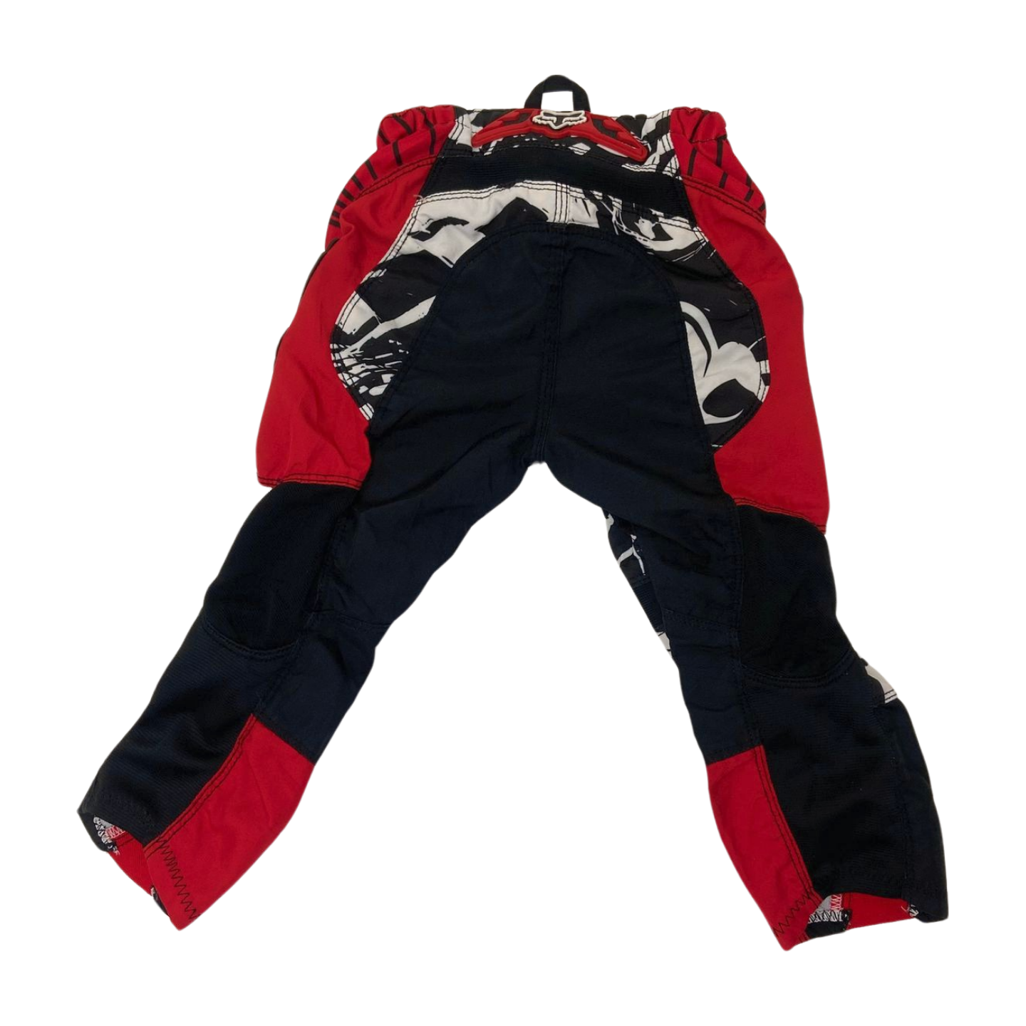 FOX MOTORCROSS RIDING PANTS RED BLACK WHITE YOUTH SIZE 4/5