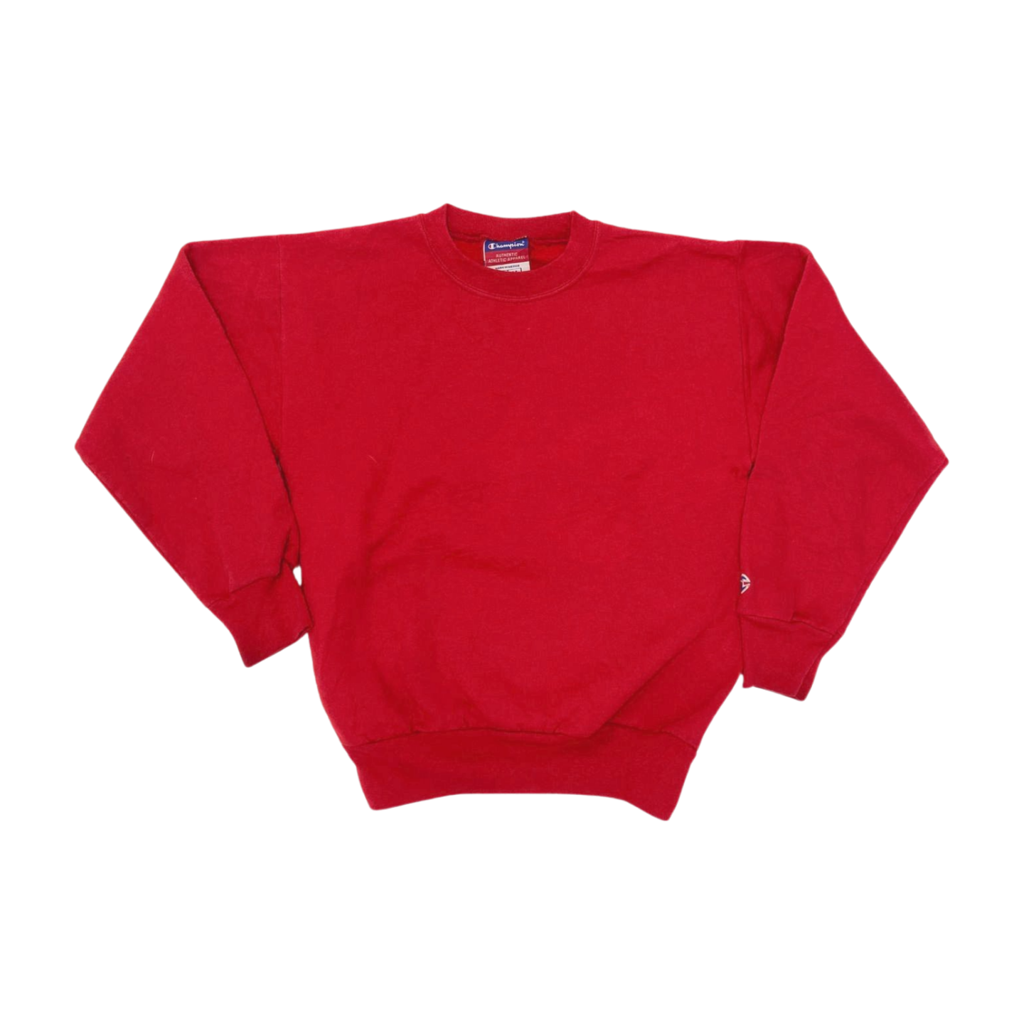 CHAMPION RED VINTAGE BLANK CREWNECK SWEATSHIRT YOUTH SIZE MEIDUM