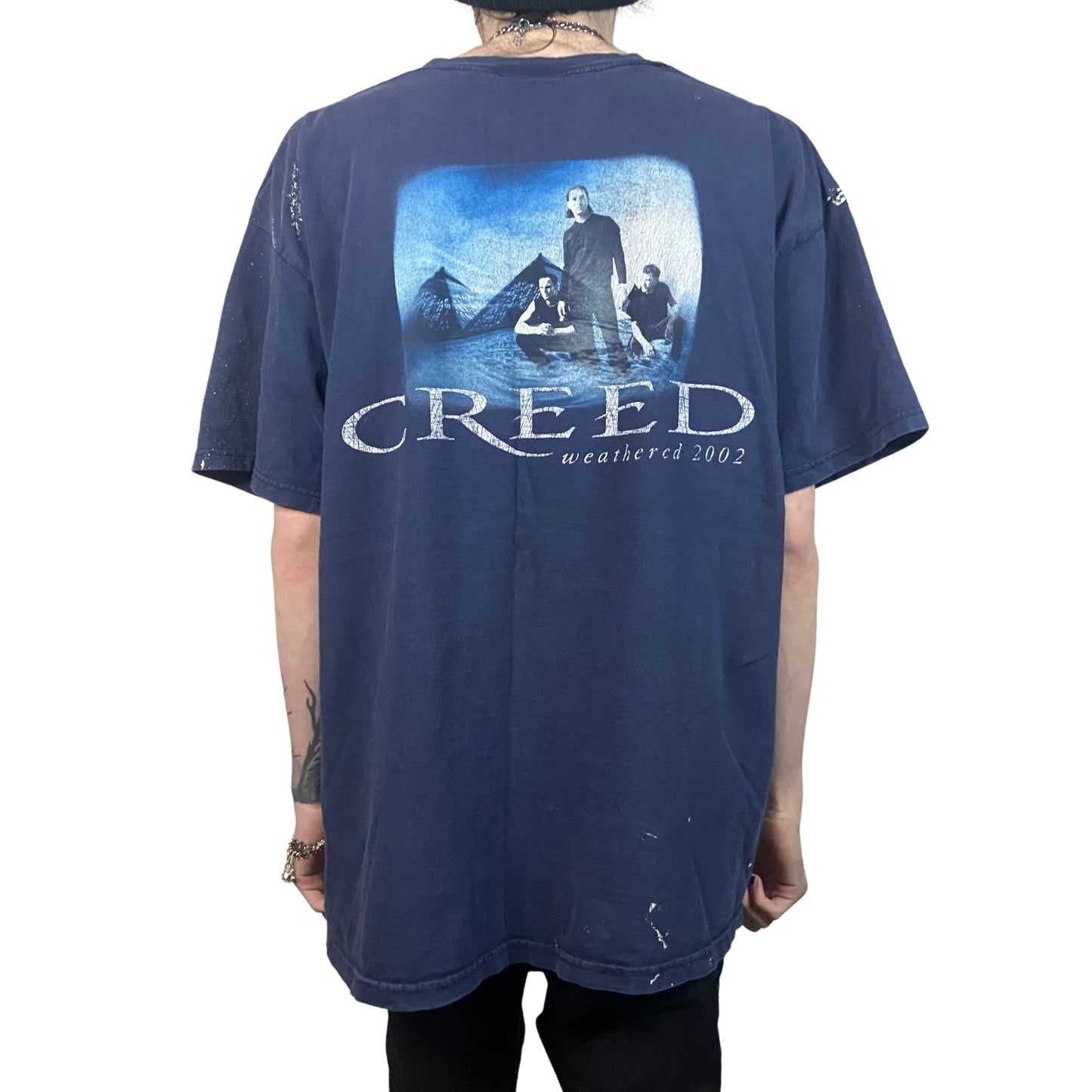 CREED WEATHERED 2002 VINTAGE Y2K SIZE XL BAND ROCK T-SHIRT