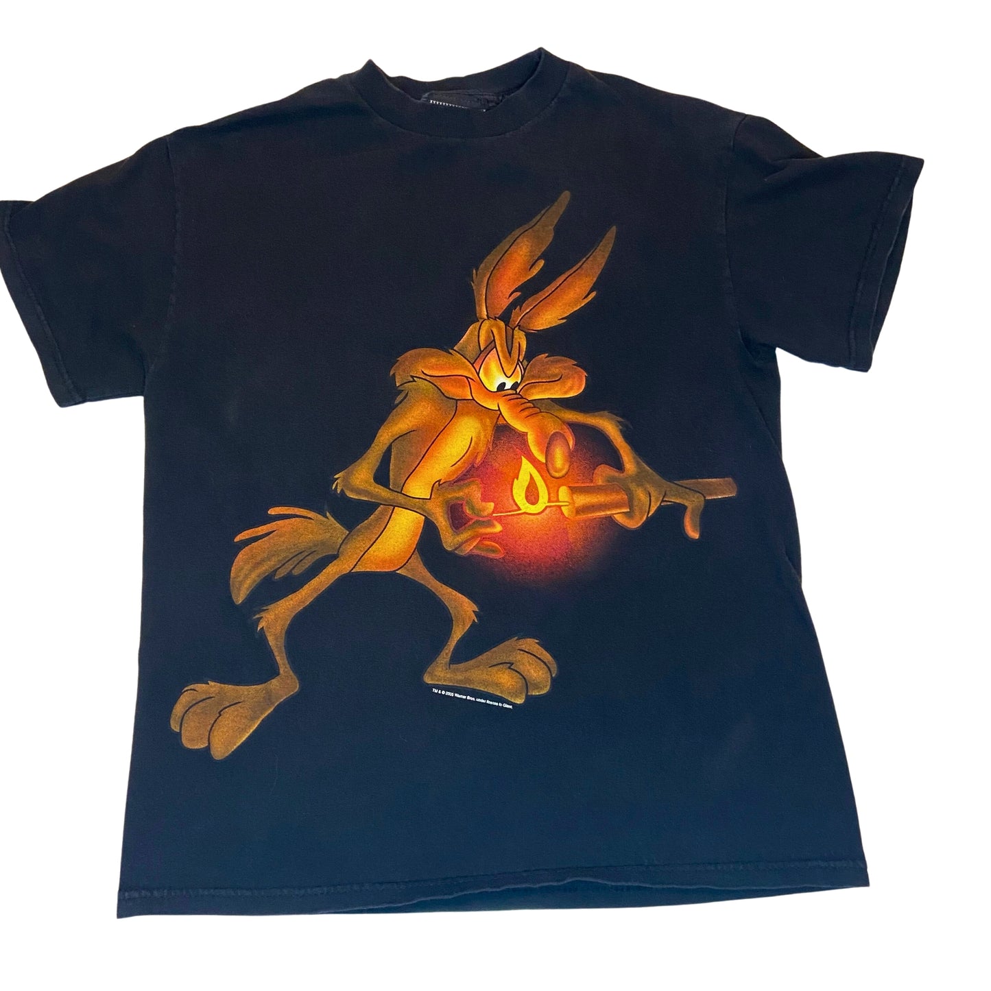 2005 LOONEY TUNES WILE E COYOTE MATCH T-SHIRT SIZE MEDIUM