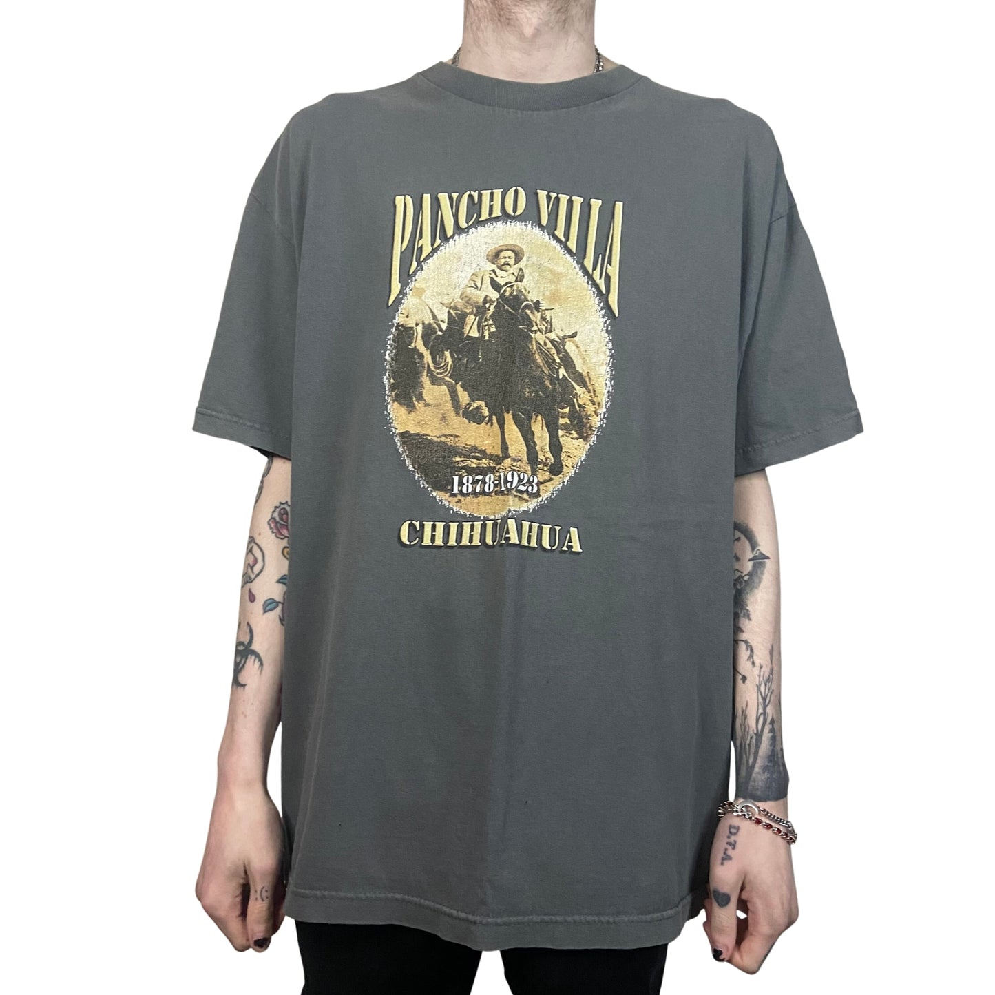 PANCHO VILLA CREEL CHIHUAHUA Y2K 2000s GRAPHIC PRINT SIZE XL T-SHIRT