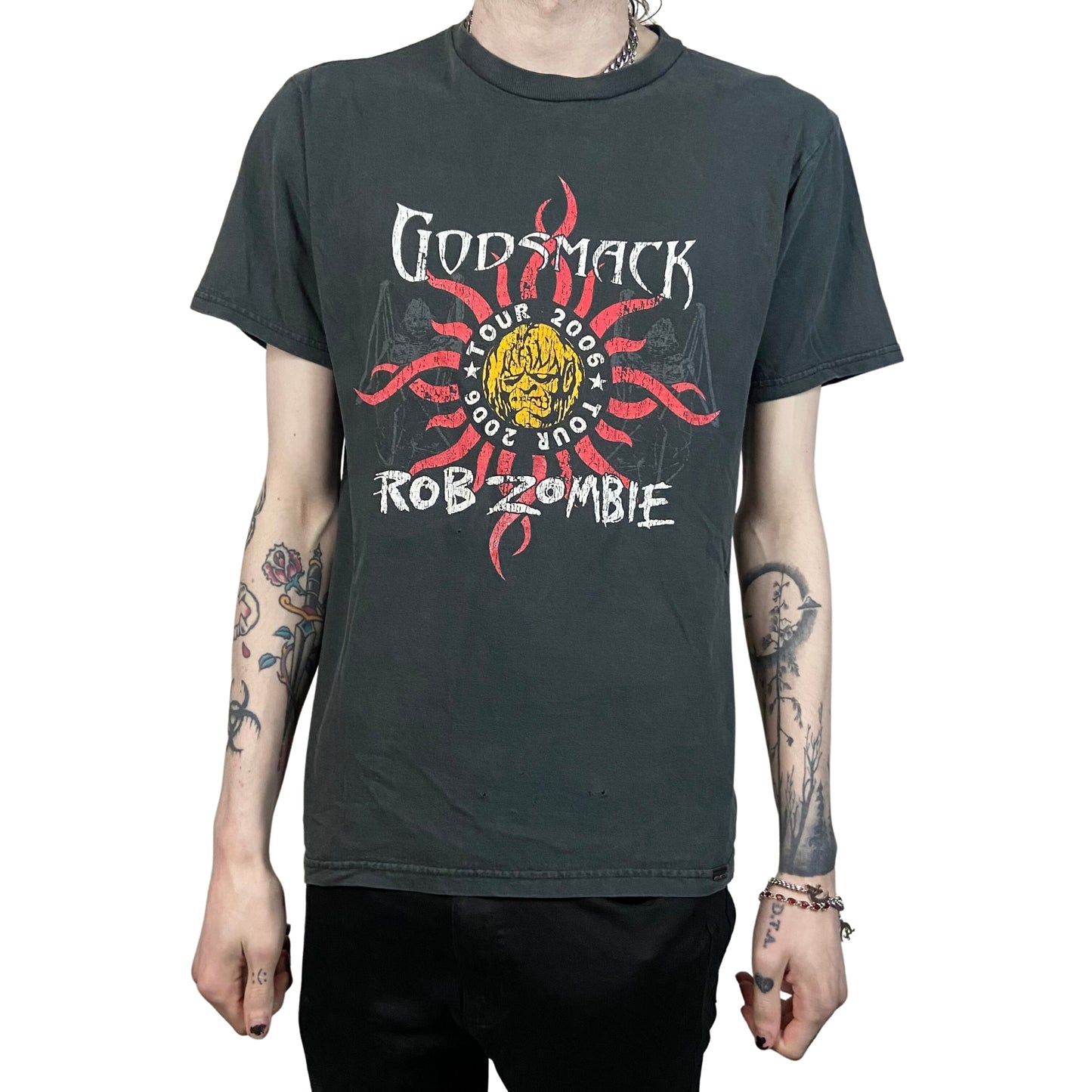 2006 GODSMACK ROB ZOMBIE TOUR BAND T-SHIRT SIZE MEDIUM