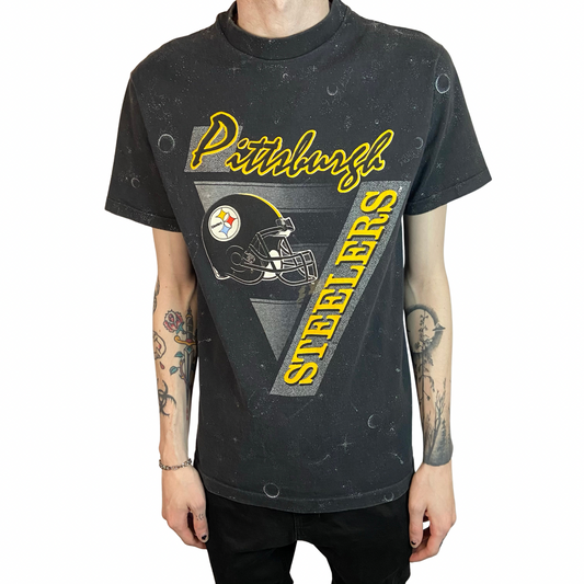 PITTSBURGH STEELERS CONSTELLATION SINGLE STITCH SIZE LARGE T-SHIRT