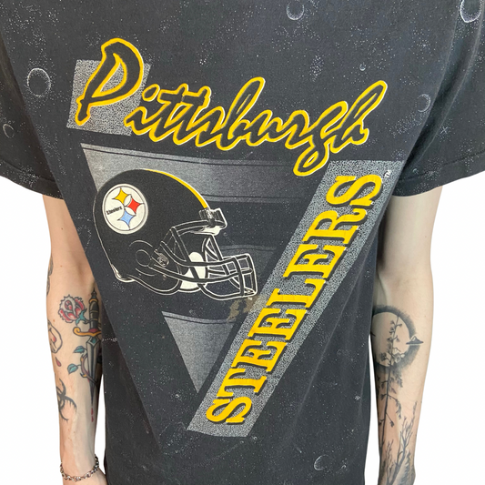 PITTSBURGH STEELERS CONSTELLATION SINGLE STITCH SIZE LARGE T-SHIRT