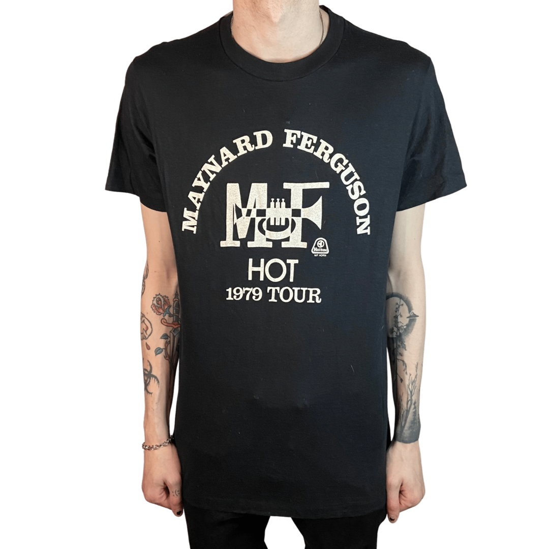 MAYNARD FERGUSON HOT 1979 TOUR JAZZ CONCERT VINTAGE HANES SIZE MEDIUM T-SHIRT