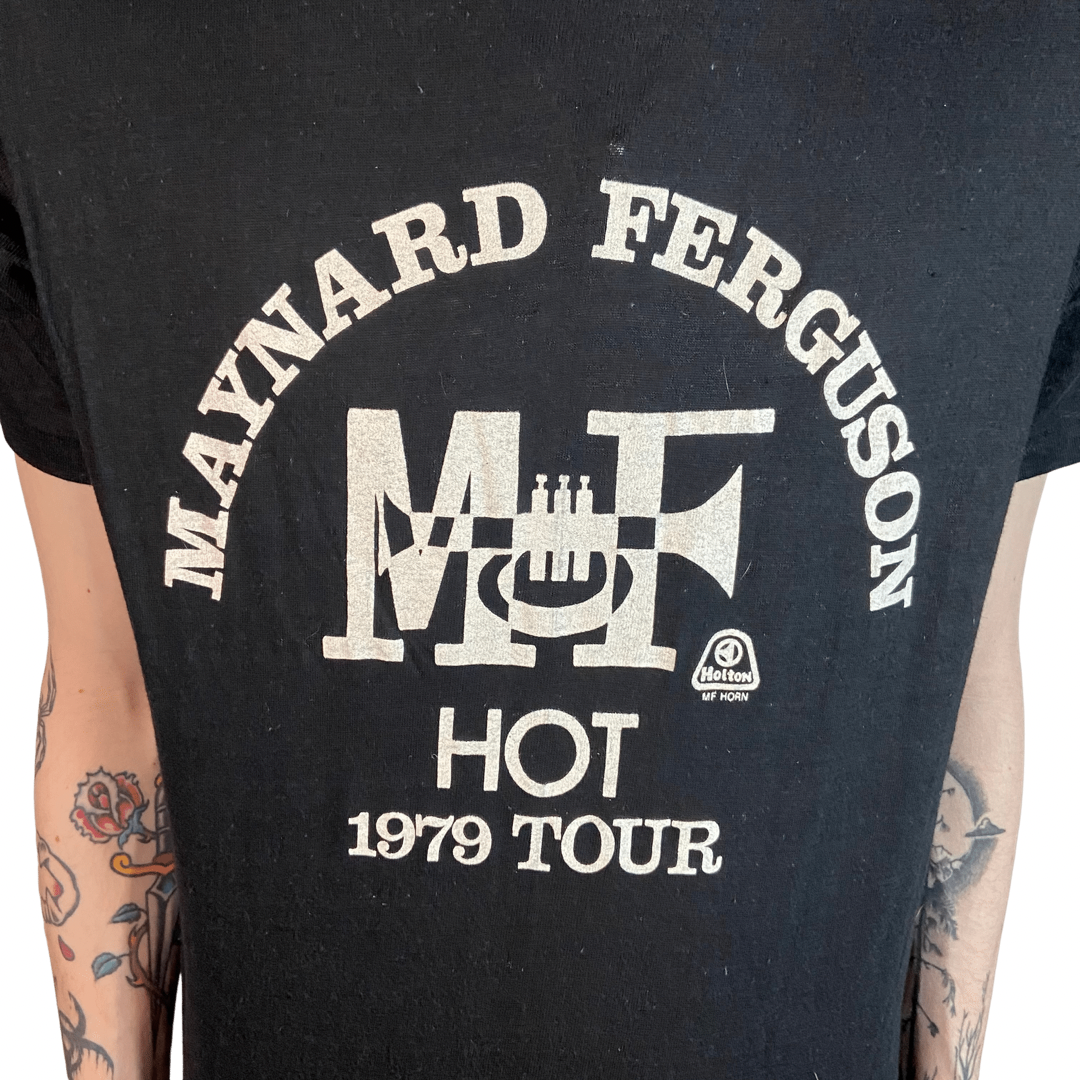 MAYNARD FERGUSON HOT 1979 TOUR JAZZ CONCERT VINTAGE HANES SIZE MEDIUM T-SHIRT