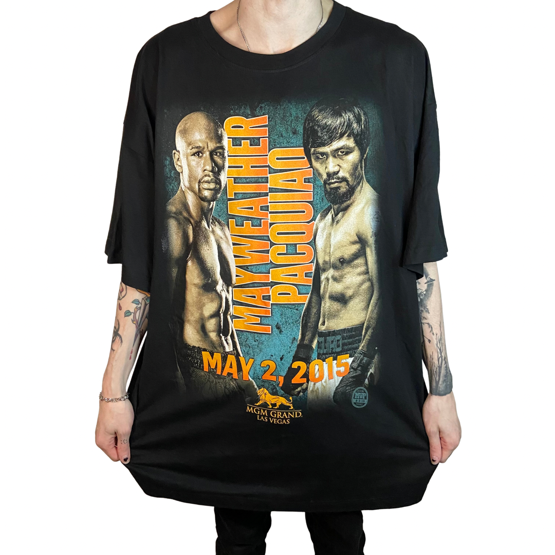 MAYWEATHER VS. PACQUIAO MGM GRAND LAS VEGAS 2015 SIZE 2XL T-SHIRT