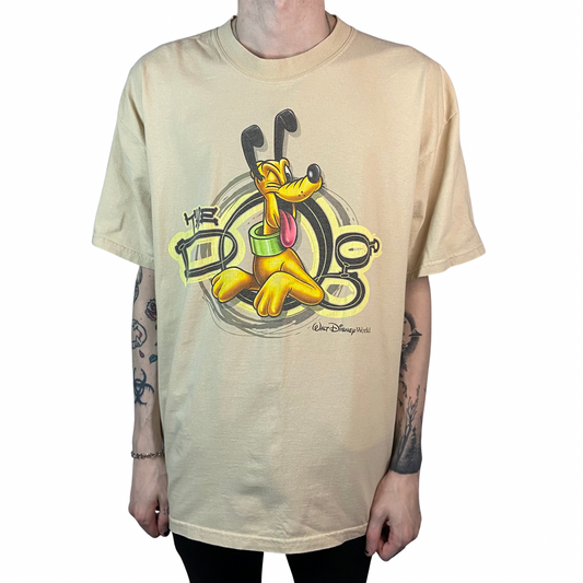 WALT DISNEY WORLD VINTAGE "THE DOG" PLUTO SIZE XL T-SHIRT