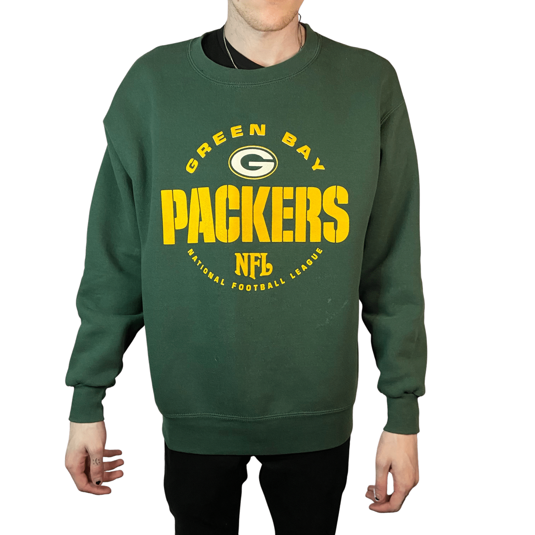 GREENBAY PACKERS NFL VINTAGE SIZE MEDIUM CREWNECK SWEATSHIRT