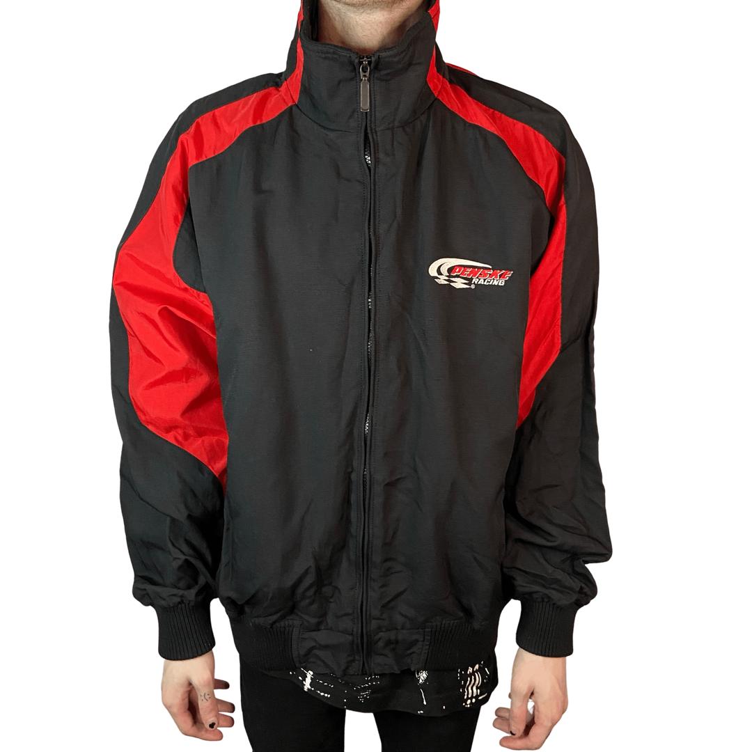 PENSKE RACING FULL ZIPPER BLACK AND RED SIZE MEDIUM JACKET