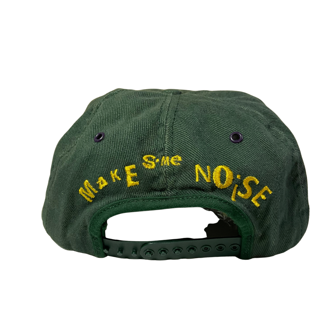 MELLO YELLO MAKE SOME NOISE 90'S MADE IN USA ONE SIZE SNAP BACK CAP