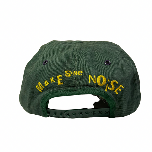 MELLO YELLO MAKE SOME NOISE 90'S MADE IN USA ONE SIZE SNAP BACK CAP